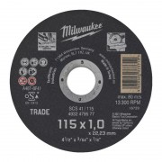 Диск відрізний по металу MILWAUKEE, SCS 41/115x1, діаметр 125мм NEW