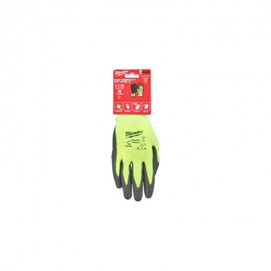 Перчатки Hi-Vis Cut  размер M/8 - (Многоштучная упаковка - 12 пар)