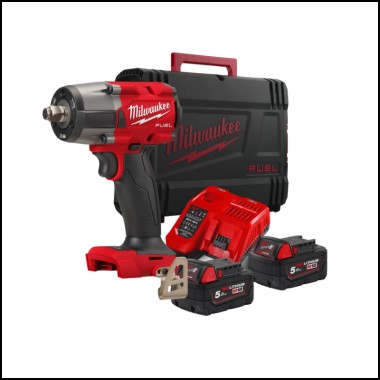 Гайковерт импульсный компактный 1/2" (881 Нм) с фрикционным кольцом MILWAUKEE M18 FMTIW2F12-502X