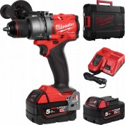 Дриль-шуруповерт акумуляторна безщіткова ударна MILWAUKEE M18 FPD3-502X (158 Нм) (ЗУ+2Х5Ач, кейс)