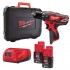 Дрель-шуруповерт MILWAUKEE M12 BDD-202C крутящий момент 30 Нм 4933441915
