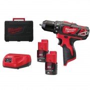 Дрель-шуруповерт MILWAUKEE M12 BDD-202C крутящий момент 30 Нм 4933441915