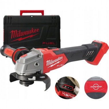 Углошлифовальная машина MILWAUKEE 125 мм M18 FSAGV125XB-0X FUEL 4933478436 Углошлифовальная машина MILWAUKEE 125 мм M18 FSAGV125XB-0X FUEL 4933478436