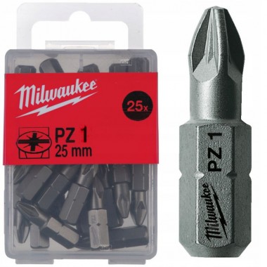 Насадка Milwaukee PZ1 25мм (25 шт) Насадка Milwaukee PZ1 25мм (25 шт)