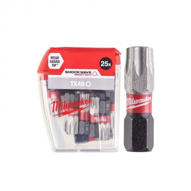 Насадка Milwaukee SHOCKWAVE TX40 25мм (25 шт)