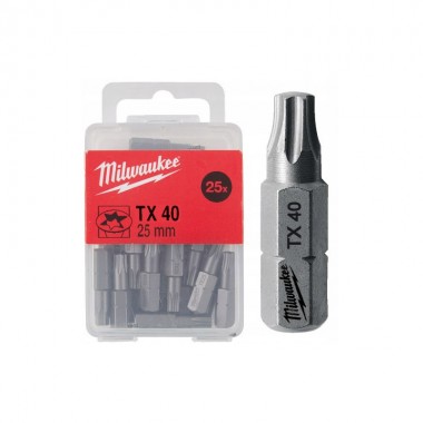 Насадка Milwaukee TX40 25мм (25 шт)