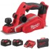 Рубанок аккумуляторный бесщёточный MILWAUKEE M18 BP-402C (ЗУ+2акк.Х4Ач+кейс)