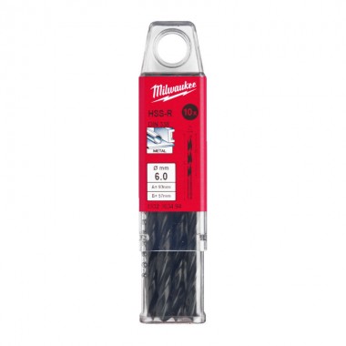 Свердло по металу HSS-R 6,0мм (10 шт)