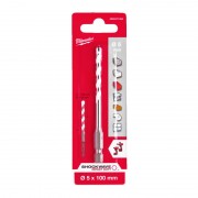 Свердло по мультіматериалам ShW HEX MILWAUKEE, діаметр 5,0x100х50мм