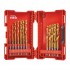 Набор сверл по металлу RedHEX HSS-G TiN 2-10мм (19 шт) PACKOUT Набор сверл по металлу RedHEX HSS-G TiN 2-10мм (19 шт) PACKOUT