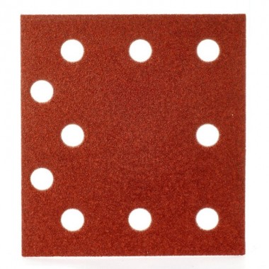 Лист шлифовальный MILWAUKEE, 115x107мм HL, зерно 80, (10шт)