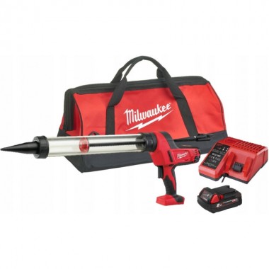 Пистолет для герметика MILWAUKEE C18 PCG/600T-201B 600 мл 4933441808 Пистолет для герметика MILWAUKEE C18 PCG/600T-201B 600 мл 4933441808