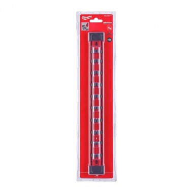 Планка для головок 1/4 MILWAUKEE зі змінними затискачами L=350мм