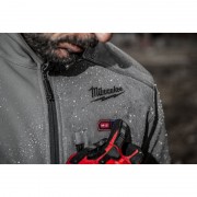 Куртка с подогревом MILWAUKEE M12 HJGREY5-201, серая, размер XXXL (ЗУ +1акк.Х2Ач)