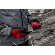 Куртка с подогревом MILWAUKEE M12 HJGREY5-201, серая, размер XXXL (ЗУ +1акк.Х2Ач)