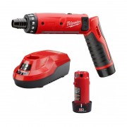 Викрутка акумуляторна MILWAUKEE M4 D-202B, (+ заряд. пристрій, 2 акум.Х2Аг, сумка для інструментів)
