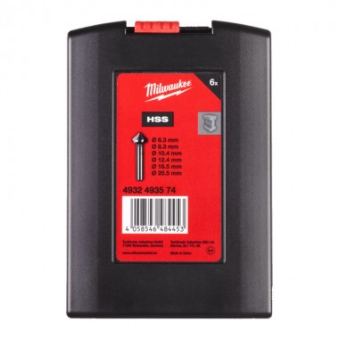 Набір зеньківок HSS (6 шт.) MILWAUKEE 4932493574 пластиковий кейс