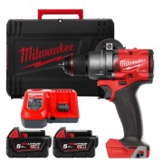 Дриль-шуруповерт акумуляторна безщіткова ударна MILWAUKEE M18 FPD3-502X (158 Нм) (ЗУ+2Х5Ач, кейс)