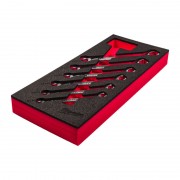 Ложемент с ключами разрезными Flare Nut MILWAUKEE, (6шт) (45х178,5х417мм) для тележек
