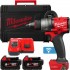 Дриль-шуруповерт акумуляторний безщітковий ударний MILWAUKEE M18 ONEPD3-502X, 158Нм (зарядний пристрій М12-18 FC, 2 акумулятори