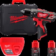 Аккумуляторная дрель-шуруповерт, крут. мом 30 Нм, MILWAUKEE M12 BPD-202C 4933441940