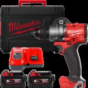 Дрель-шуруповёрт аккумуляторная бесщёточная MILWAUKEE M18 FDD3-502X (158Нм) (ЗУ+2акк.Х5Ач+HDкейс)