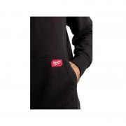 Толстовка WHMW MILWAUKEE, з капюшоном, чорна, розмір XL