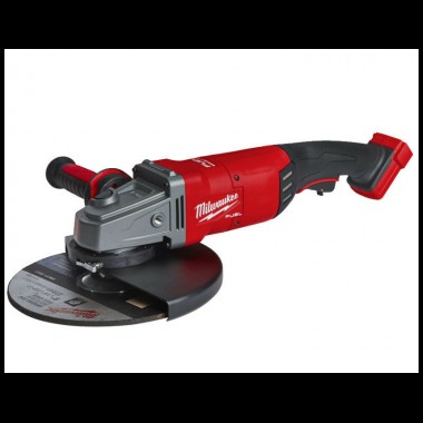 Шліфмашина кутова - болгарка акумуляторна безщіткова MILWAUKEE, M18 FLAG230XPDB-0С, діаметр 230мм (антивібраційна бокова рукоятк