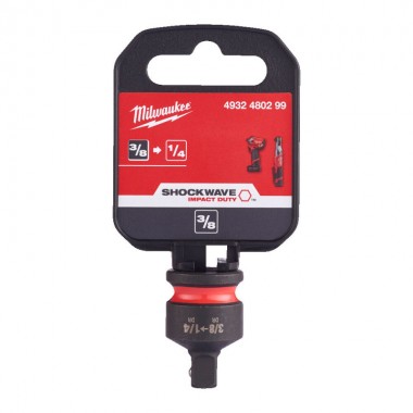 Адаптер для головок-ShW 3/8 квадрат-1/4 квадрат ударний MILWAUKEE Адаптер для головок-ShW 3/8 квадрат-1/4 квадрат ударний MILWAUKEE