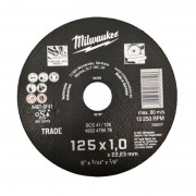 Диск відрізний по металу MILWAUKEE Trade, SCS 41/125x1, діаметр125мм NEW