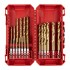 Набор сверл по металлу RedHEX HSS-G TiN 2-10мм (19 шт) PACKOUT Набор сверл по металлу RedHEX HSS-G TiN 2-10мм (19 шт) PACKOUT