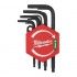 Набор ключей Г-образных TORX Compact MILWAUKEE, (T8/T9/T10/T15/T20/T25/T27/T30/T40) (9шт)
