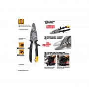 Ножницы по металлу TOUGHBUILT Bulldog TB-H4-60-B, 243 мм