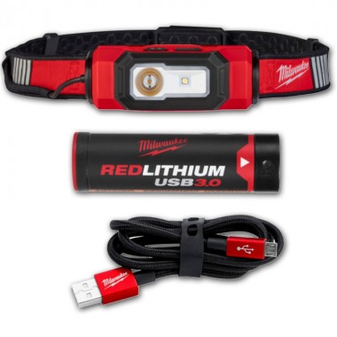 Аккумуляторный налобный фонарь заряжаемый через USB L4 HL-VIS-301