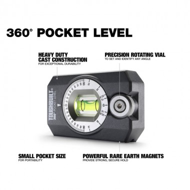 Магнітний рівень 360 TB-H2-L-4R TOUGHBUILT