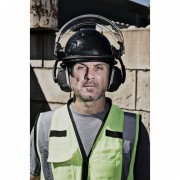 Каска защитная BOLT100 невентилируемая для промышленного альпинизма черная MILWAUKEE