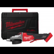 Кутошліфувальна машина MILWAUKEE 125 мм с плоским редуктором M18FSAGF125XPDB-0X (+ рукоятка, зах. кожух, безкл. гайка, 2 зах. Ек