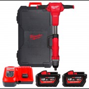 Гайкокрут залізничний акумуляторний 1'' (2000 Нм) MILWAUKEE M18 FHIWF1R-122C (+ заряд.пристрій, 2 акум., HD кейс)