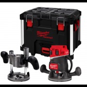 Фрезер аккумуляторный кромочный бесщеточный MILWAUKEE M18 FR12KIT-0P (каркас+подошвы)