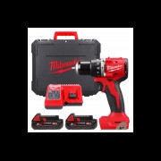 Дрель-шуруповёрт аккумуляторная бесщёточная ударная M18 BLPDRC-202C крут. мом. 60.5 Нм MILWAUKEE