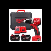 Дрель-шуруповёрт аккумуляторная бесщёточная ударная MILWAUKEE M18 BLPDRC-502C (60Нм) (ЗУ+2Х5Ач+кейс)