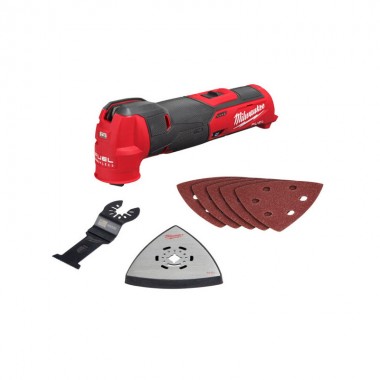 Багатофункціональний інструмент акумуляторний MILWAUKEE, M12 FMT-0 (+ ключ Нех, адаптер, насадка для плунжерного пиляння, підошв