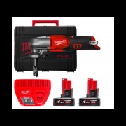 Ножницы по металлу аккумуляторные бесщёточный MILWAUKEE M12 FNB16-402X (ЗУ+2акк.Х4Ач+HDкейс)