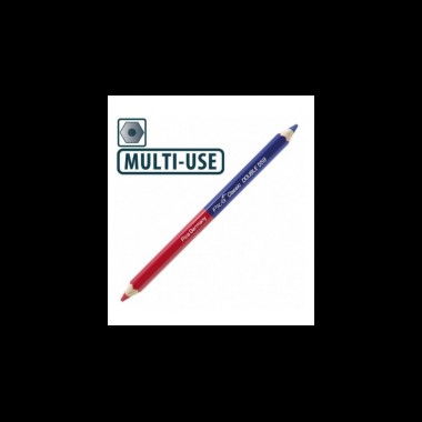 Олівець універсальний Pica Classic DOUBLE 559, мультиматеріал синьо/червоний 18 см (50)