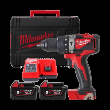 Дриль-шурупокрут з ударом акумуляторний MILWAUKEE, M18 BLPD2-502X