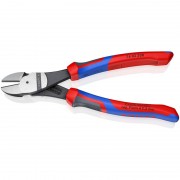 Кусачки бокові (бокорізи) особливої потужності O4,2мм, 200мм KNIPEX 74 02 200, фосфатовані