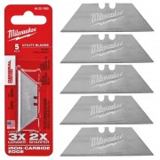 Лезвия сменные трапециевидные MILWAUKEE (5 шт/упак)