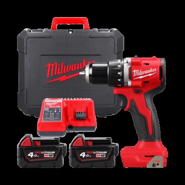 Дрель-шуруповёрт аккумуляторная бесщёточная M18 BLDDRC-402C, крутящий момент 60 Нм MILWAUKEE