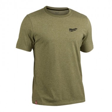 Футболка MILWAUKEE HTSSGN-XL, легка з коротким рукавом, зелена, (розмір XL) Футболка MILWAUKEE HTSSGN-XL, легка з коротким рукавом, зелена, (розмір XL)