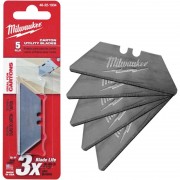 Лезвия сменные трапециевидные MILWAUKEE закругленные (5 шт/упак)